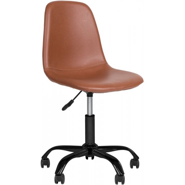 Stockholm kontorstol - Lysebrun / svart