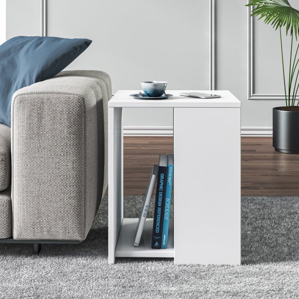 Romina sidebord - Hvit