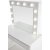 Facada hvitt toalettbord med belysning 94 x 43 cm