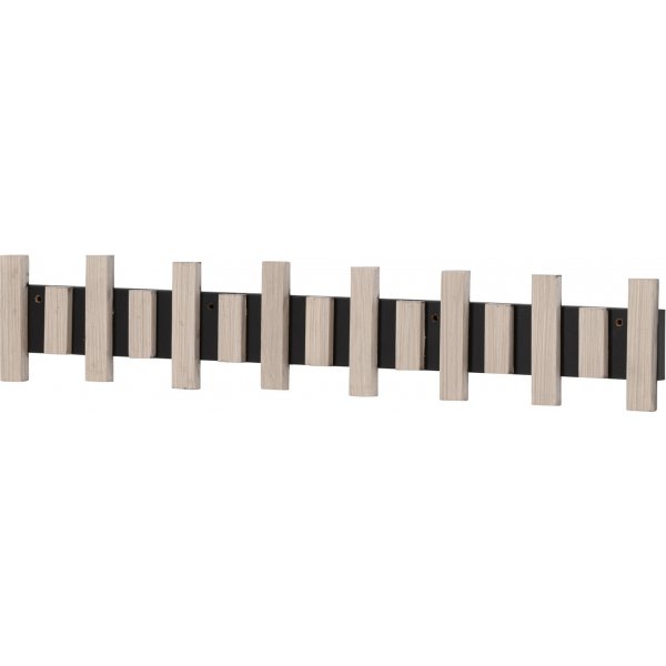 Nimes kroklist 75 x 13 cm - Whitewash/sort Nimes kroklist 75 x 13 cm - Whitewash/sort