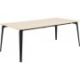 Connect spisebord 200 cm - Hvitpigmentert eik