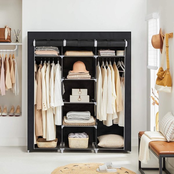 Katerina garderobe 150 x 175 cm - Sort Katerina garderobe 150 x 175 cm - Sort
