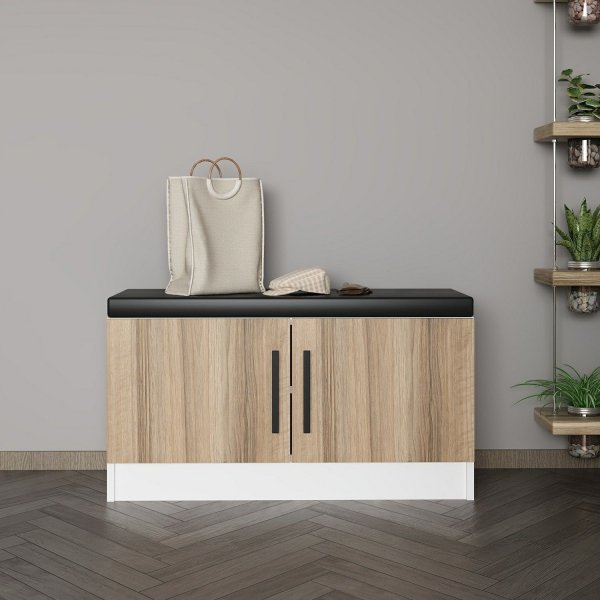 Rizada hall benk 2 - Valnøtt Rizada hall benk 2 - Valnøtt