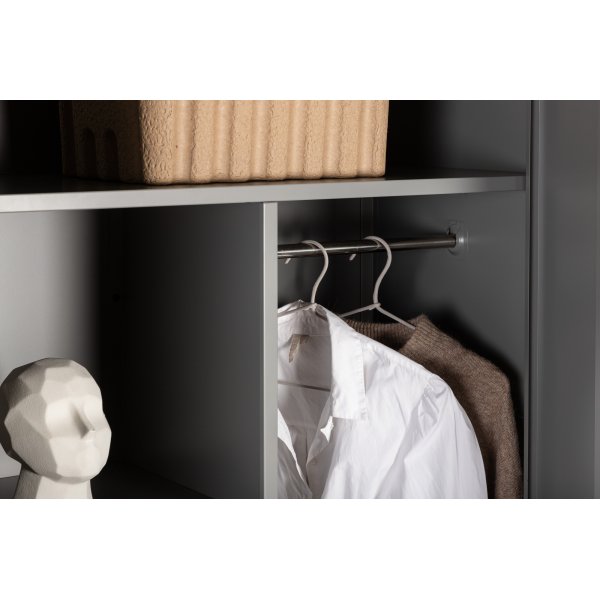 Alexander garderobe - Lys grå Alexander garderobe - Lys grå