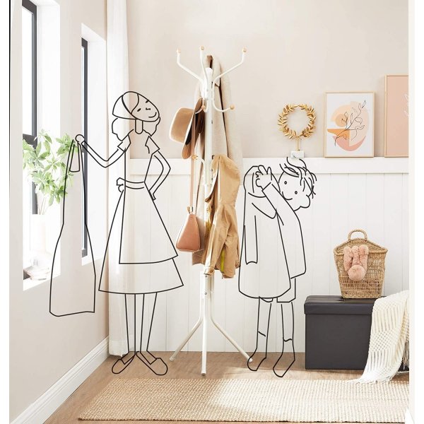 Ellinore kleshenger - Hvit Ellinore kleshenger - Hvit