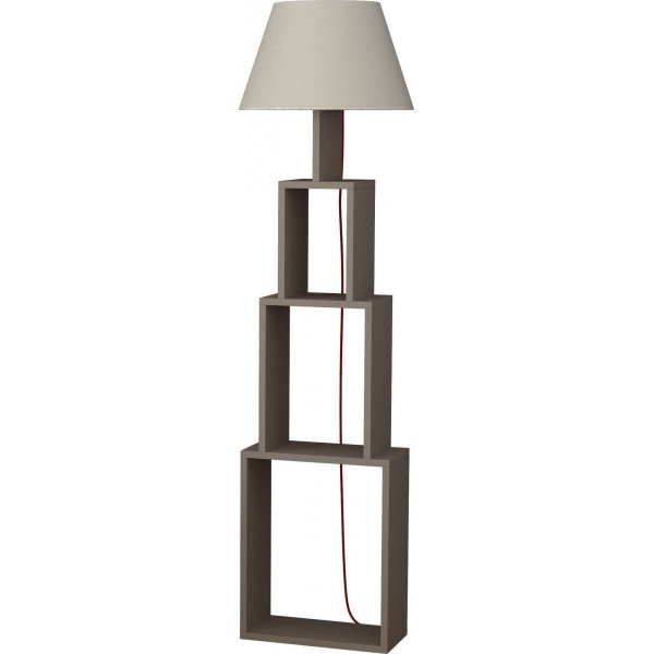 Tower gulvlampe - Lys mokka/beige