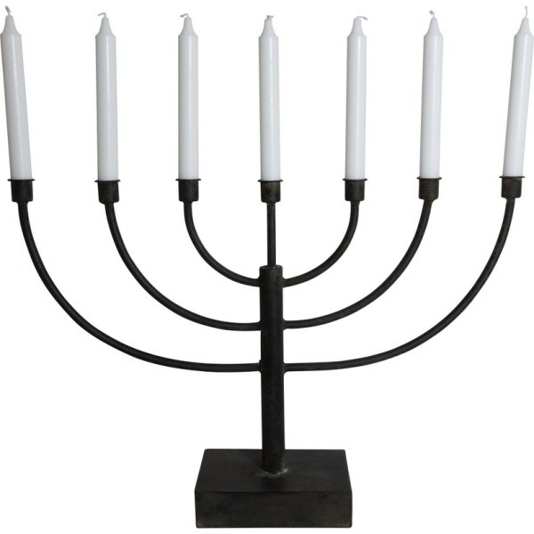 Kronlysestake for 7 stk. stearinlys - Vintage