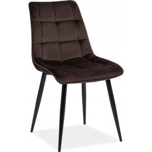Elegant stol - Brun/svart