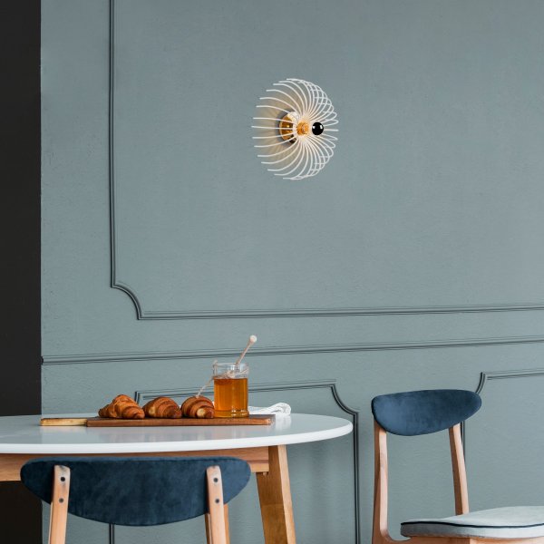 Aspendos vegglampe N-646 - Hvit