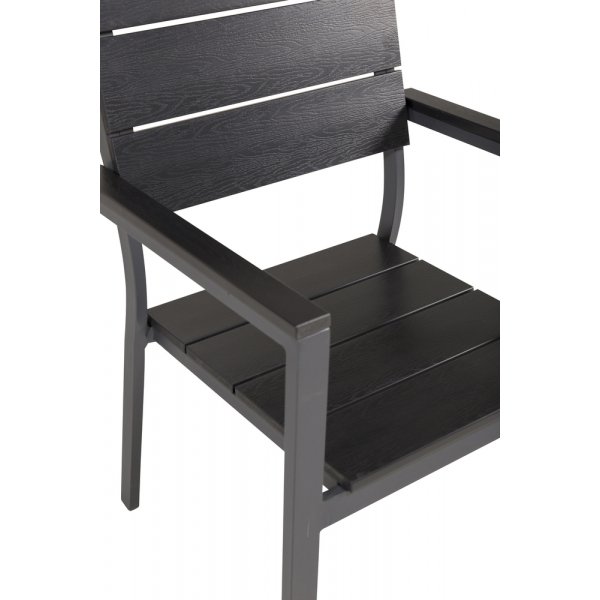 Levels spisestuestol - Svart