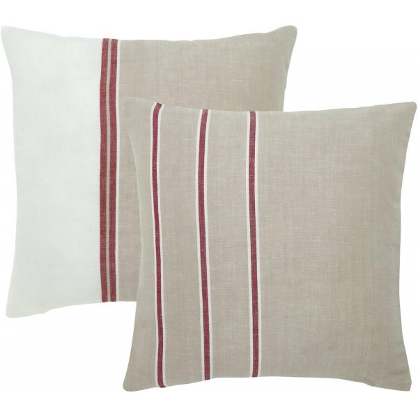 Caisa putetrekk 2-pakning 2 x 45 x 45 cm - Lin