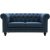 Herron 2-seters chesterfield-sofa - Bl