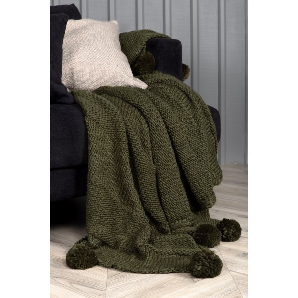 Gränna pledd, 130x170 cm - Grønn Gränna pledd, 130x170 cm - Grønn