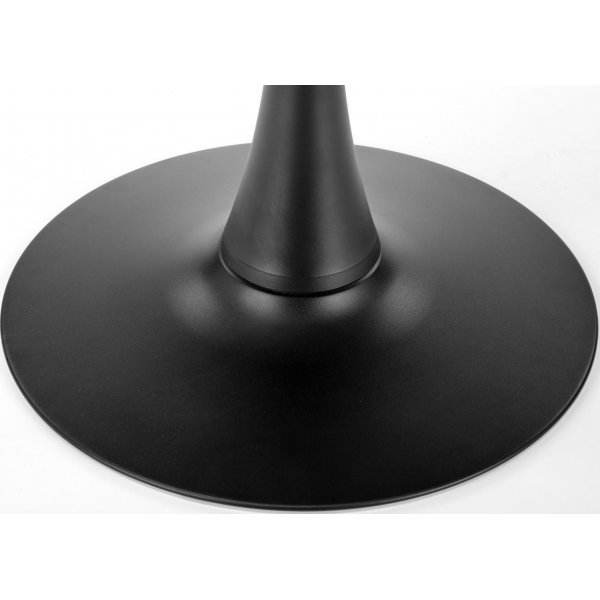 Spisebord Ø90 cm - Valnøtt/svart Spisebord Ø90 cm - Valnøtt/svart