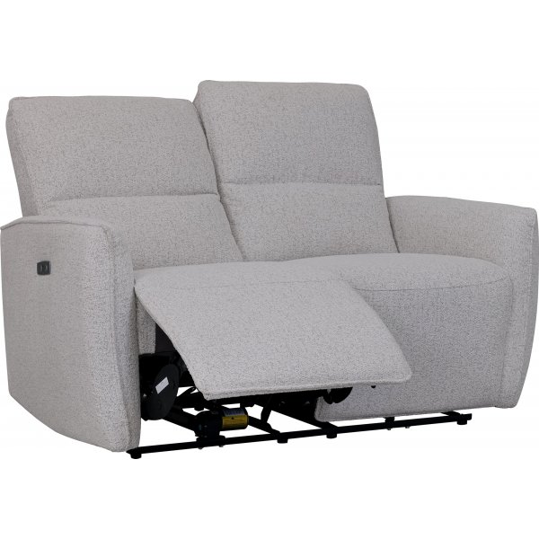 Elektrisk lenestol 2-seters sofa - Lys bouclè-sofa Elektrisk lenestol 2-seters sofa - Lys bouclè-sofa