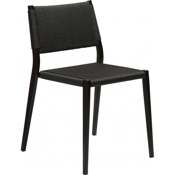 Spisestol med lkke - Sort