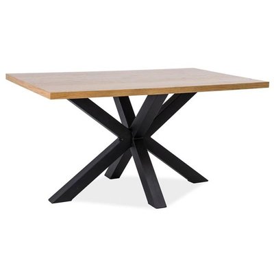 Spisebord Finley 150 cm - Eik/svart