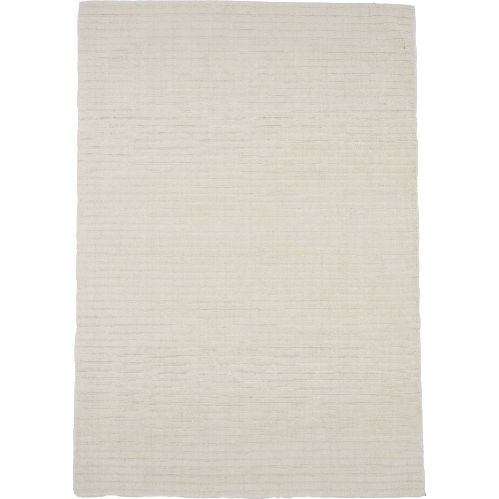 Milton ullteppe 230 x 160 cm - Hvit