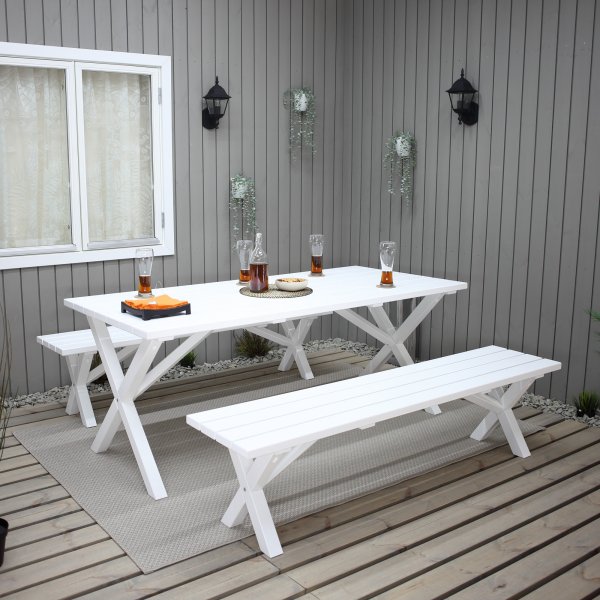 Spisebord Scottsdale 190 cm - Hvit Spisebord Scottsdale 190 cm - Hvit