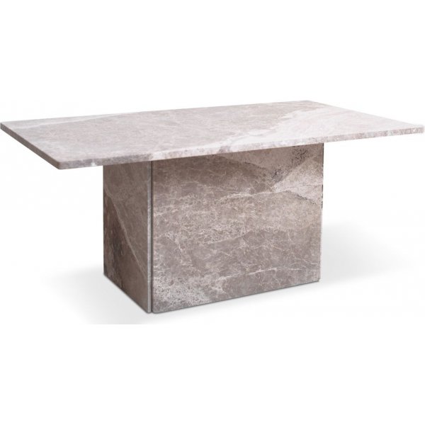 Kindbro salongbord 110 cm - Slvaktig marmor