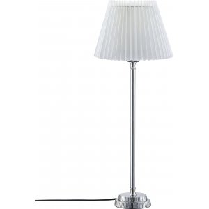 Kent bordlampe - Offwhite/krom - 58 cm