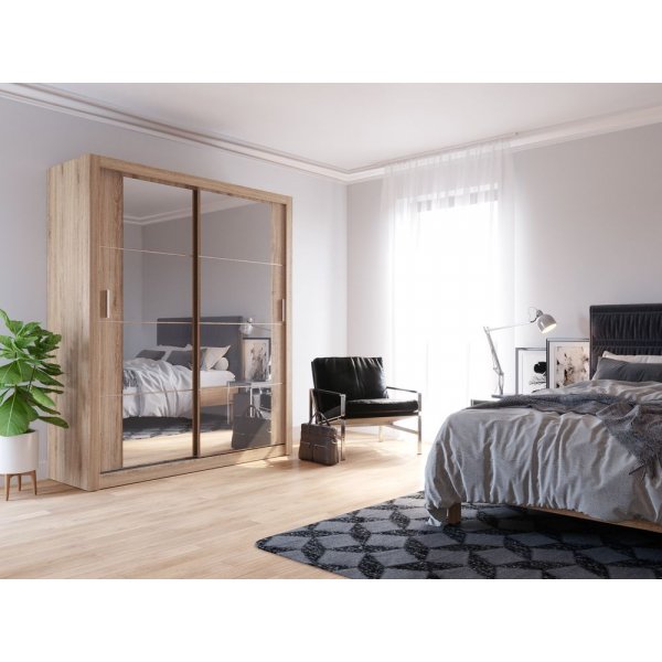 Mervyn garderobe - Shetland eik