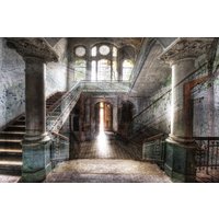 Glassbilde Old hall - 120x80 cm Glassbilde Old hall - 120x80 cm