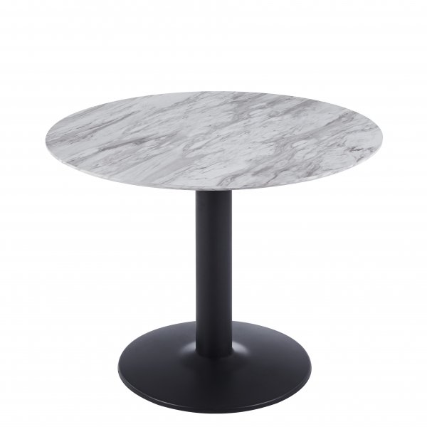 Noah rundt spisebord Ø100 cm - Marmorfoliering Noah rundt spisebord Ø100 cm - Marmorfoliering