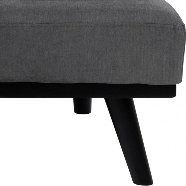 Enna 2,5-seters sovesofa - Gr/svart