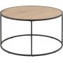 Seaford salongbord 80 cm - Eik/sort