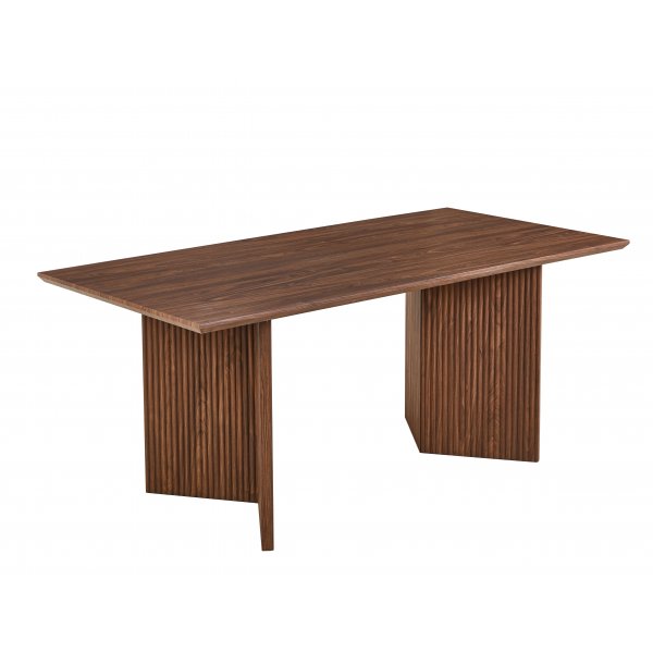 Crossby spisebord 180x90 cm - Mrk brunbeiset eik