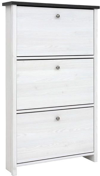 Salvador skoskap - Hvitt/svart