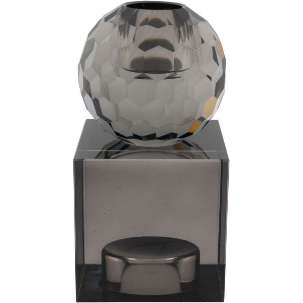 Torcello lysestake - røykglass Torcello lysestake - røykglass