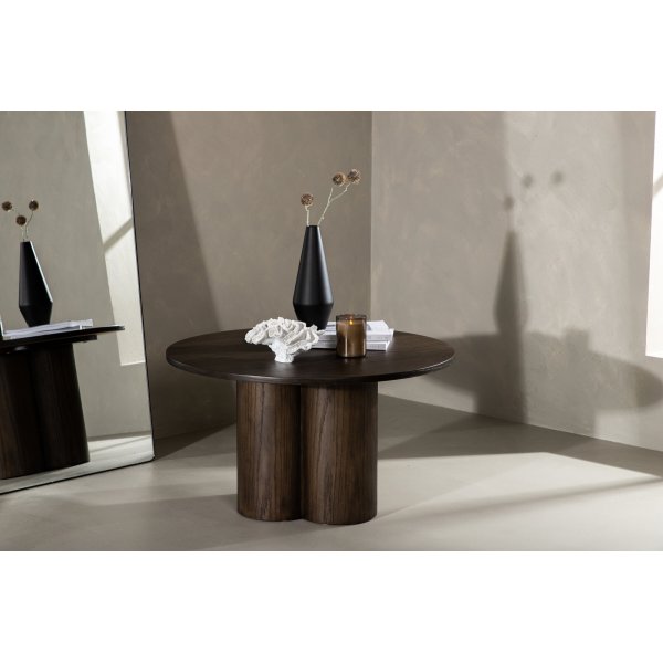 Olivia sofabord Ø80 cm - Mokka Olivia sofabord Ø80 cm - Mokka