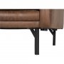 Harpan 3-seter sofa - Brun kolr + Tekstilrens for mbler