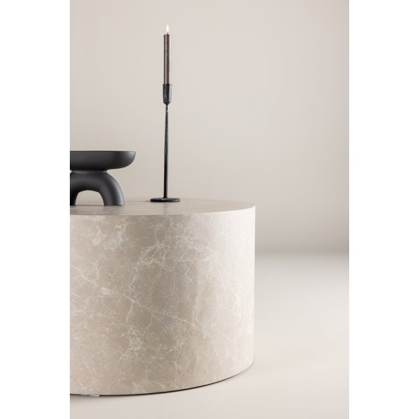 York salongbord Ø80 cm - Beige York salongbord Ø80 cm - Beige