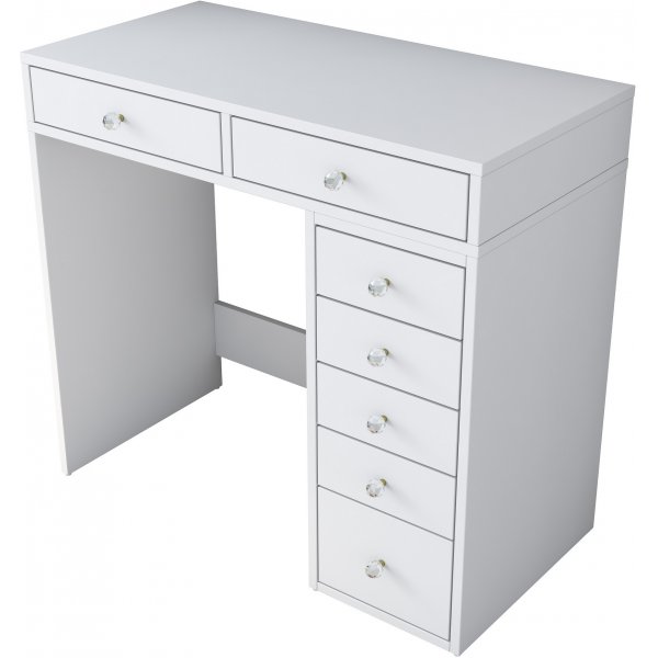 Bijou sminkebord 8 - 90 x 44,5 cm - Hvit Bijou sminkebord 8 - 90 x 44,5 cm - Hvit