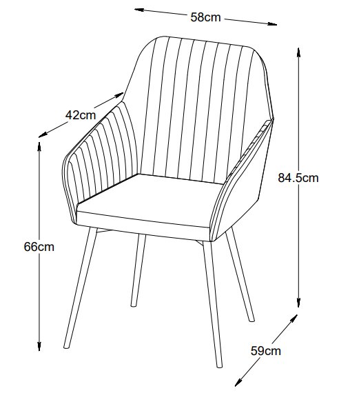 Boston Lenestol i sort PU Boston Lenestol i sort PU