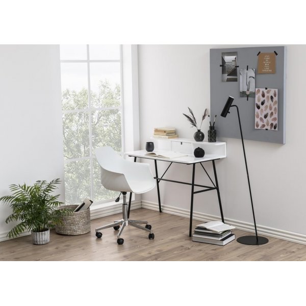 Elgin skrivebord - Hvit/svart Elgin skrivebord - Hvit/svart