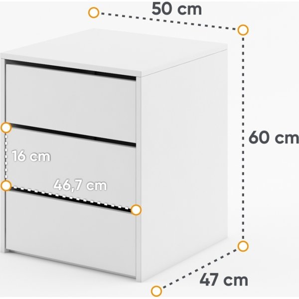 Einar kommode 13 - Hvit Einar kommode 13 - Hvit