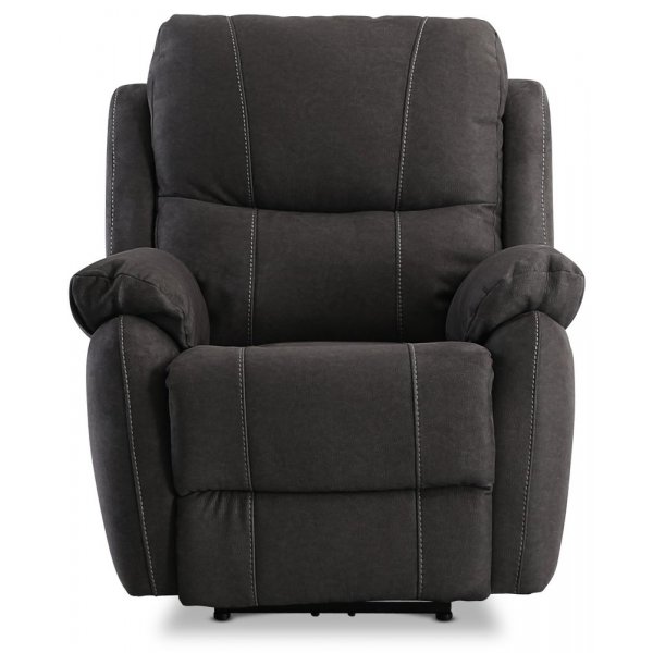 Enjoy Hollywood El-Recliner Lenestol - Antrasitt mikrofiber + Tekstilpleie for mbler