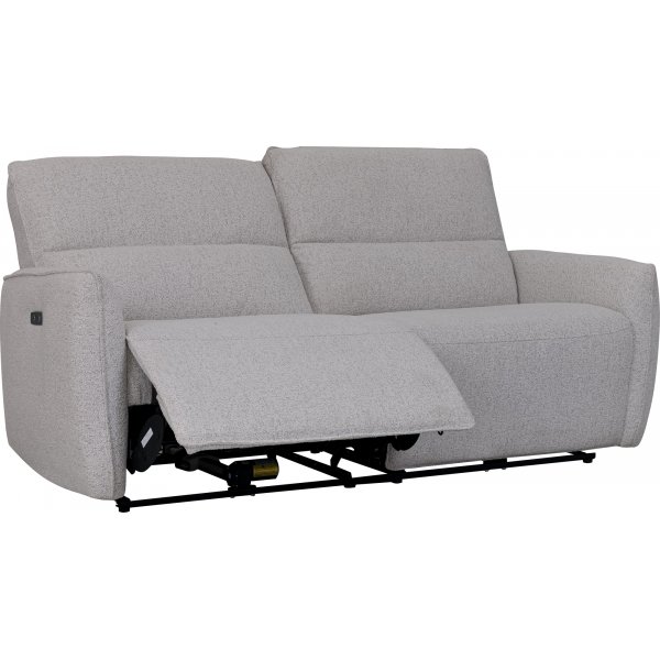 Elektrisk lenestol 3-seters sofa - Lys bouclè Elektrisk lenestol 3-seters sofa - Lys bouclè