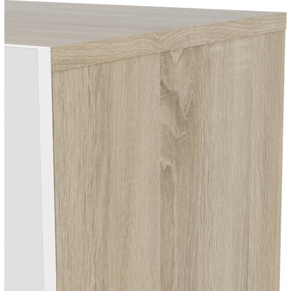 Pepe nattbord - Eik/hvit