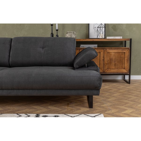 Mustang 3-seters sofa - Antrasitt