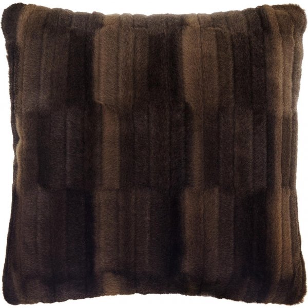 Brun pyntepute 45 x 45 cm - Sjokolade