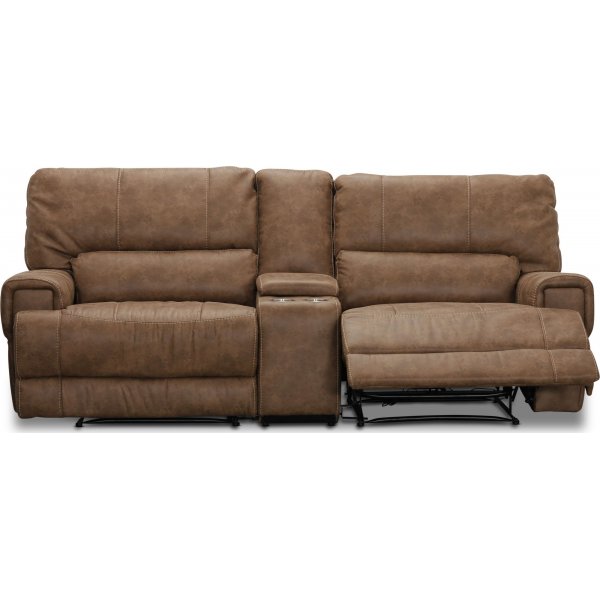 Las Vegas elektrisk 2-seters sofa - Lysebrun Las Vegas elektrisk 2-seters sofa - Lysebrun