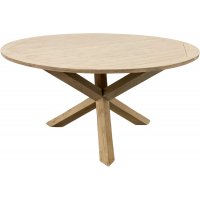 Rundt Saltö spisebord i grå teak - 150 cm i diameter Rundt Saltö spisebord i grå teak - 150 cm i diameter