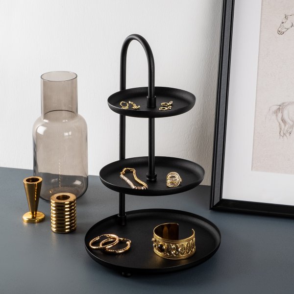 Dekorativ tallerken svart - Kalki Dekorativ tallerken svart - Kalki