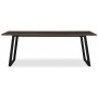 Edge spisebord 240x90 - Brunbeiset fiskebein (Outlet)