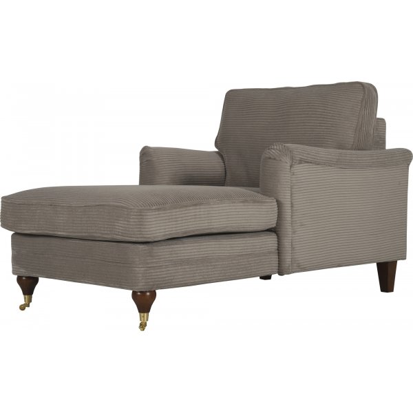 Sofa lenestol Howard mørk beige kordfløyel Sofa lenestol Howard mørk beige kordfløyel